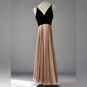 Aqua long dress you can wear for any special occasion.